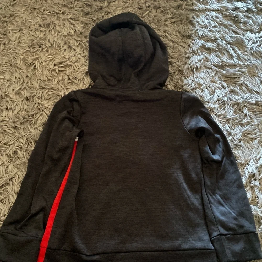 Adidas Kids Red and Black jacket Hoodie size 5